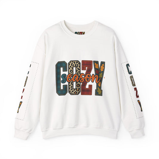 Cozy Season Crewneck Sweatshirt | Unisex, Fall Fashion, Holiday Gift, Comfortable Wear, Casual Chic