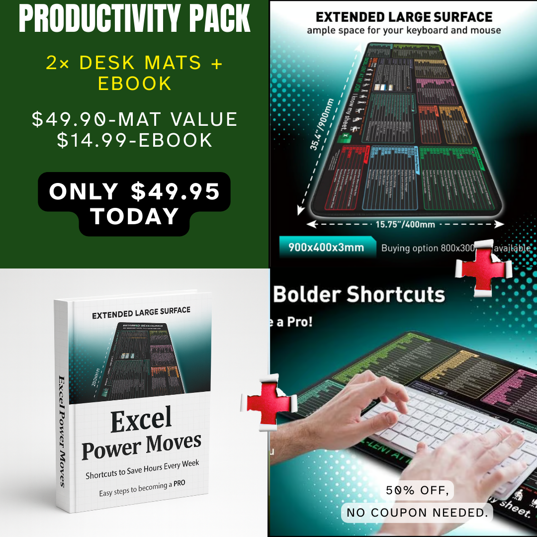Excel Cheat Sheets Shortcuts
