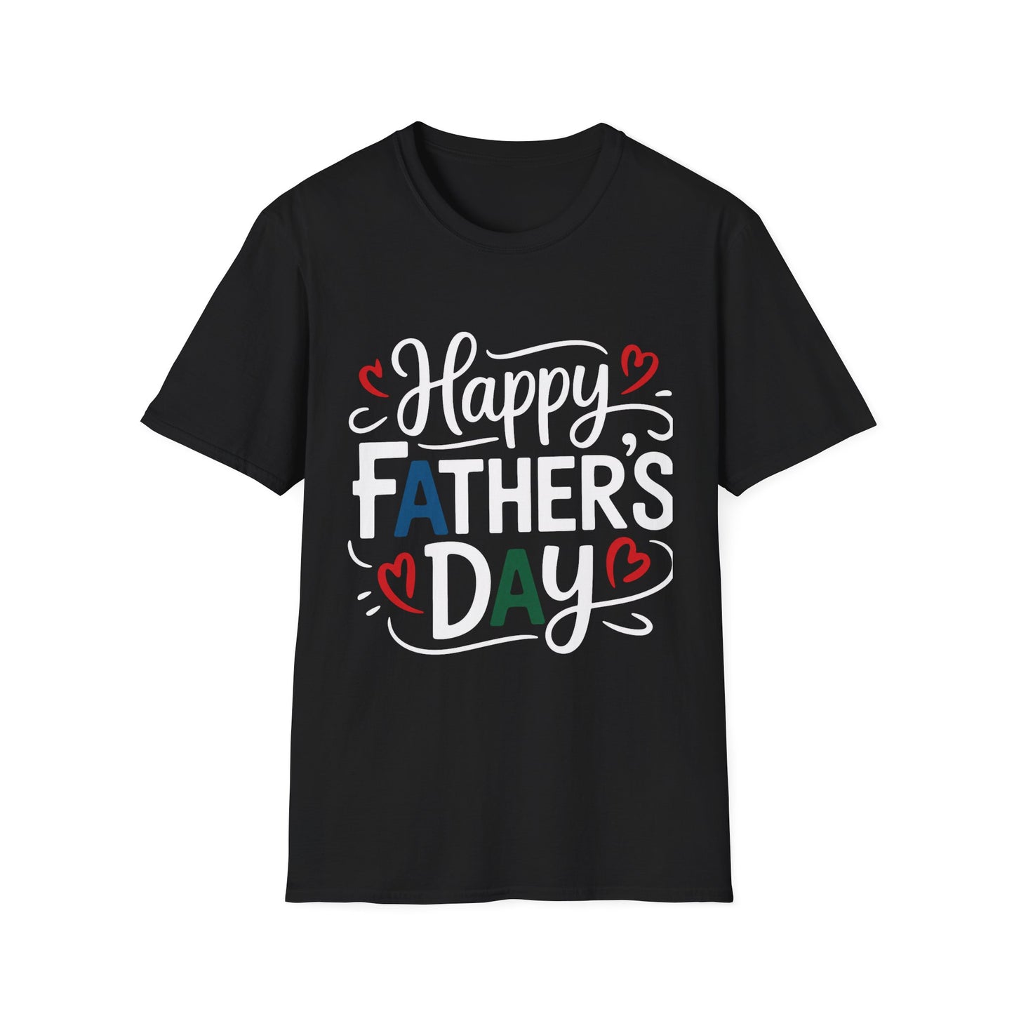 Happy Father's Day colorful lettering T-Shirt | Father's Day shirt