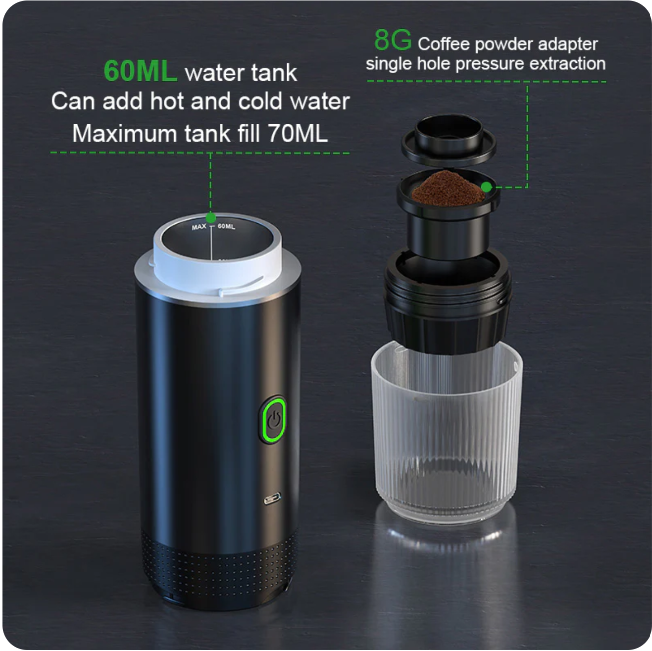 Nano Travel Espresso Machine