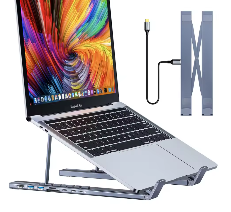 LiftDock™ 8-in-1 USB-C Stand Hub