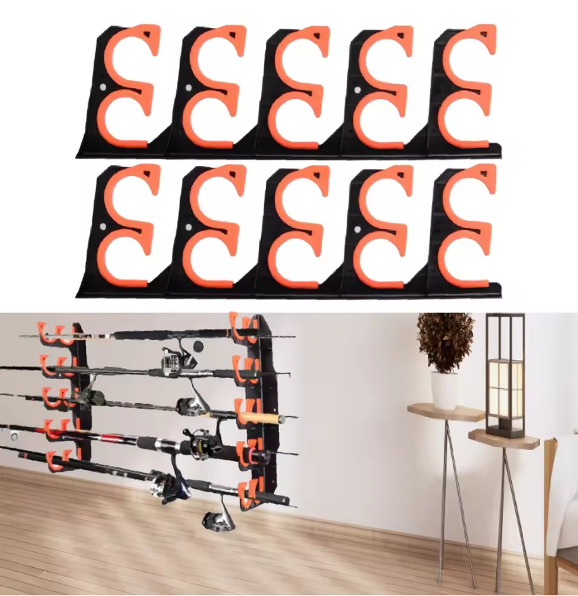 ProGrip Wall Fishing Rod Rack