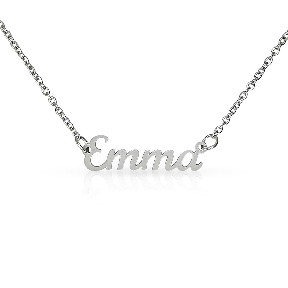 My Beloved Daughter - I Love You Forever Personalized Name Necklace |