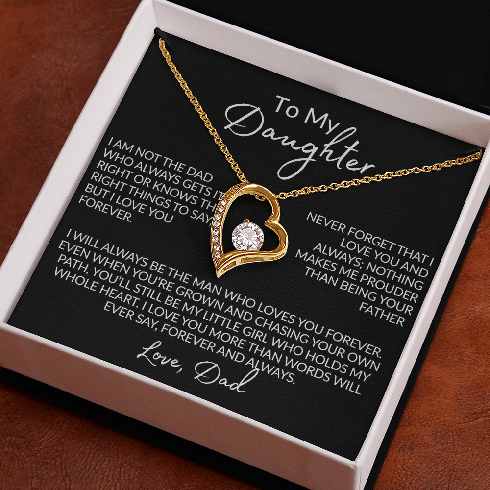 From the Dad Who Doesn't Always Get It Right Necklace | 14k white gold or 18k yellow gold finish