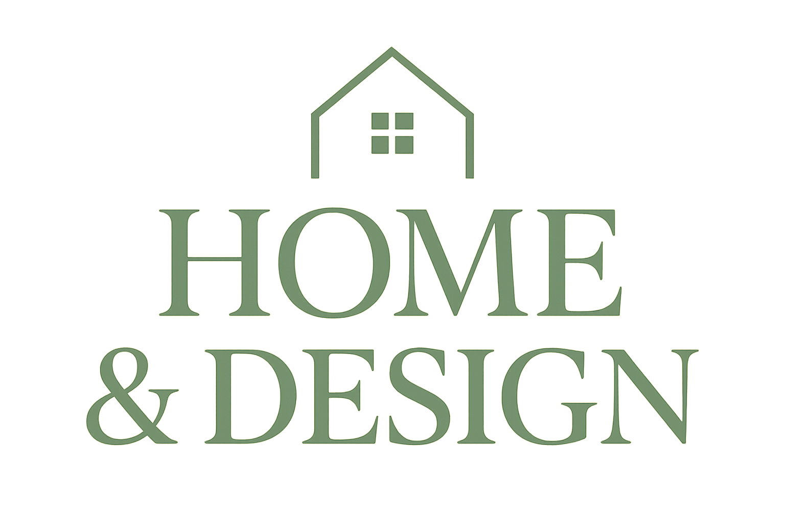 Home & Design Logo - Colored