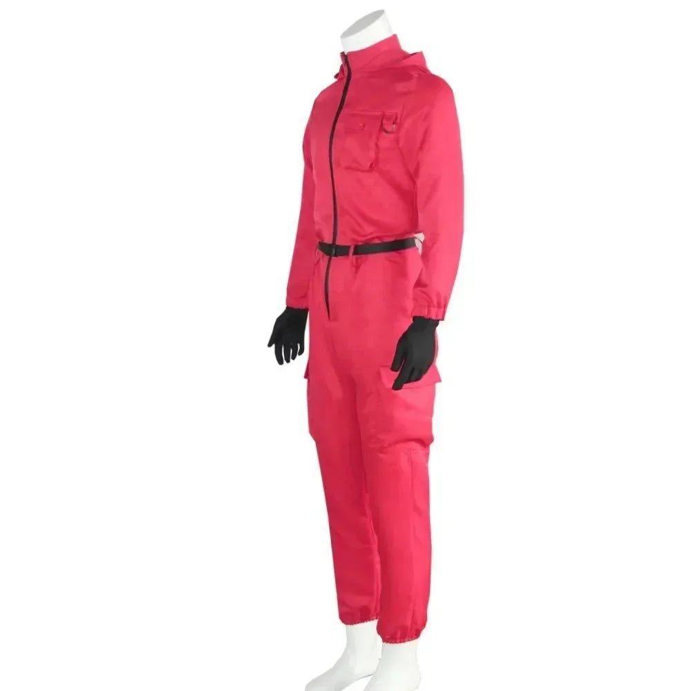 Red Calamari Game Costume