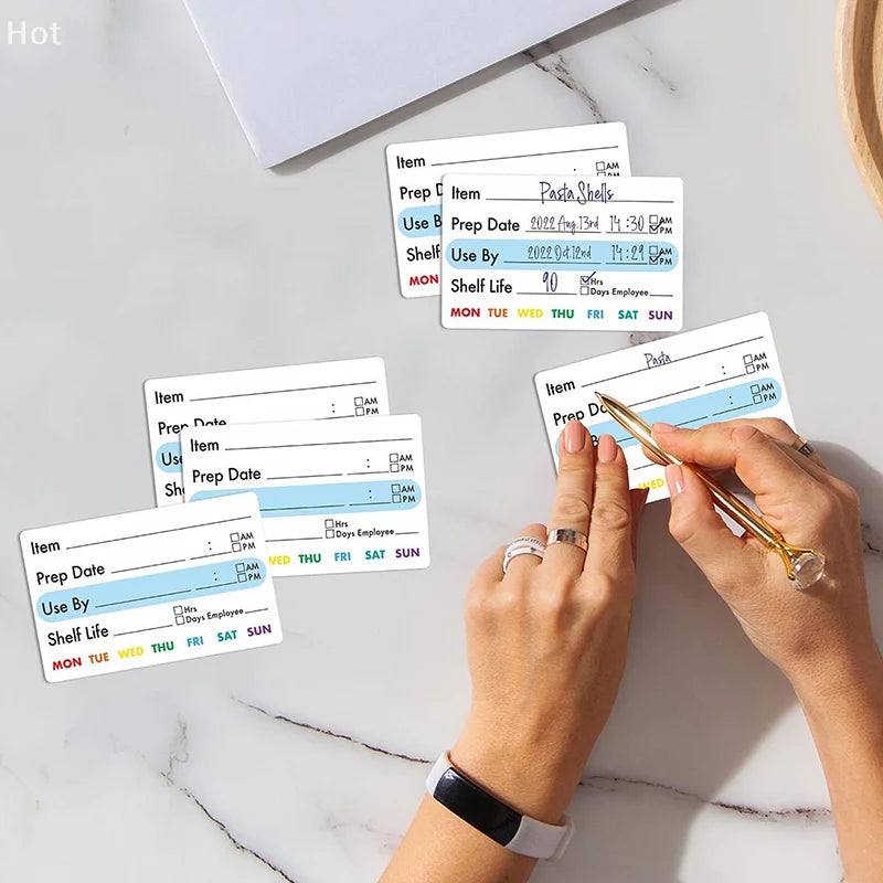 Kitchen Food Date Labels Roll