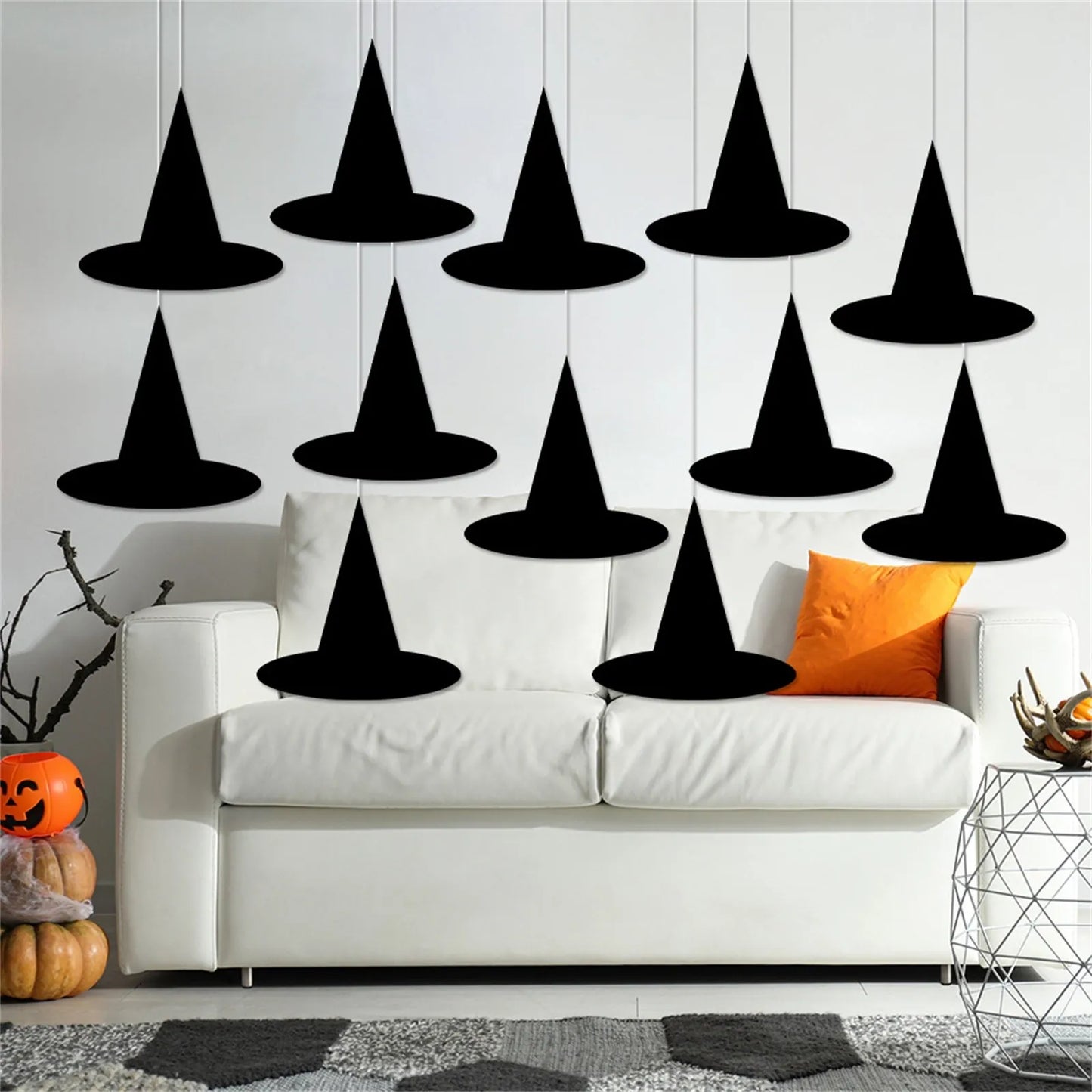 Floating Witch Hat Decor