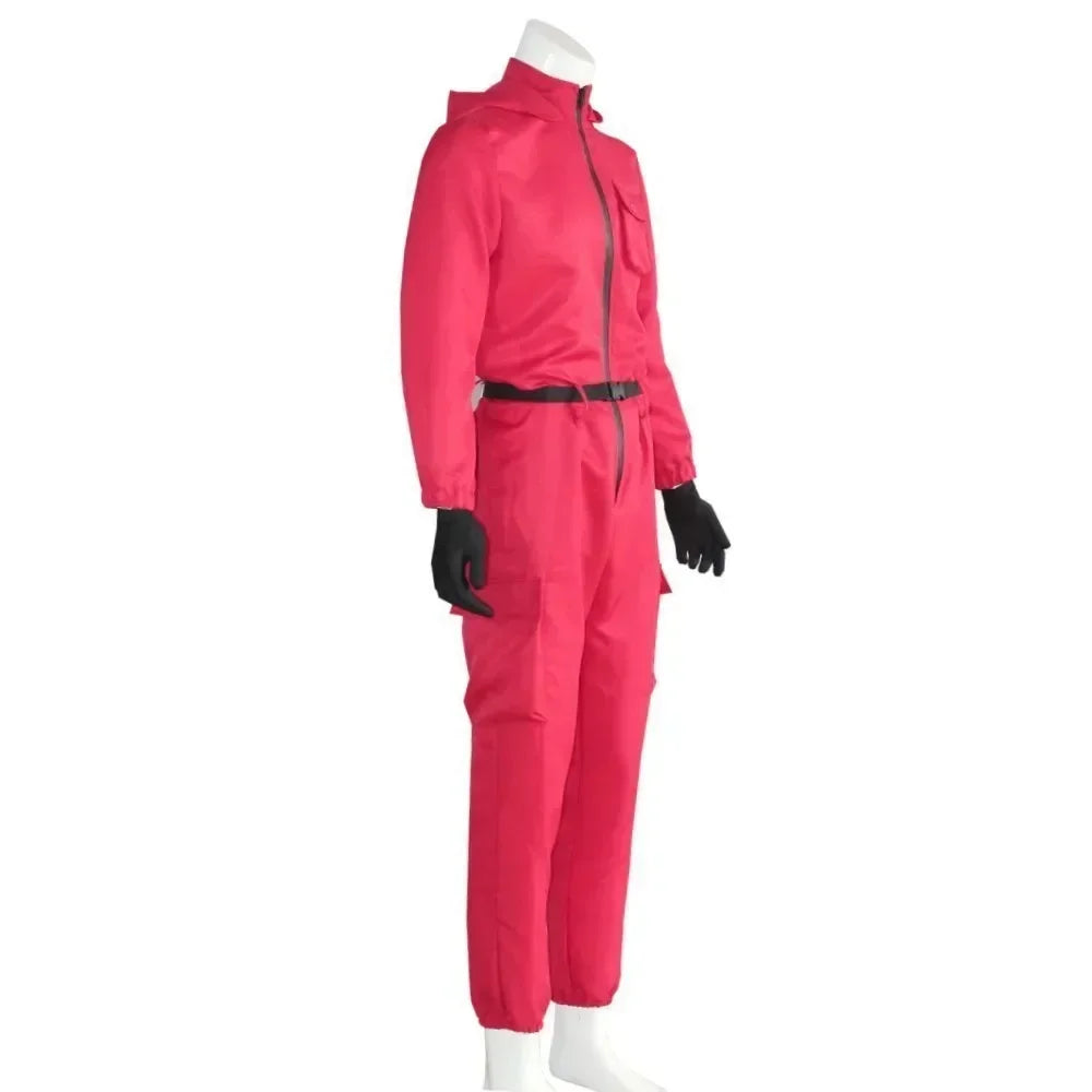Red Calamari Game Costume