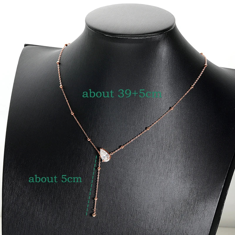 Elegant Moissanite Necklace