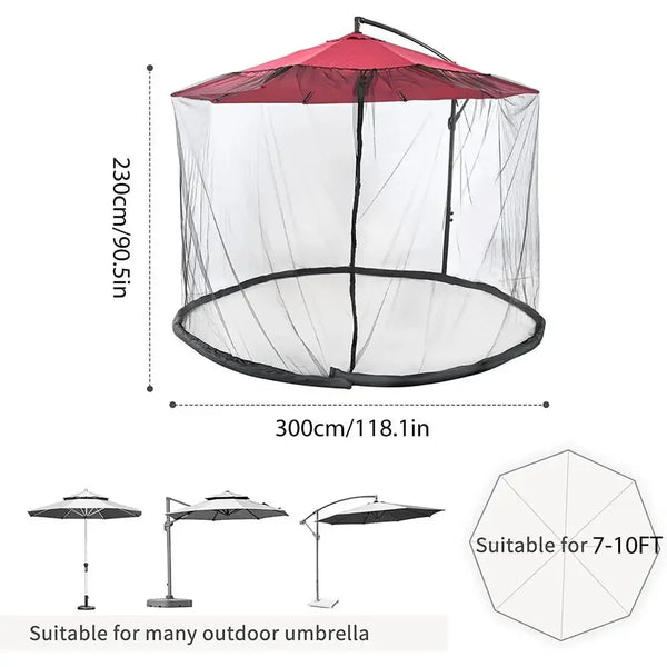 Easy Fit Mosquito Net Umbrella