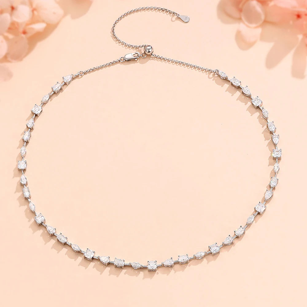 Moissanite Sparkle Necklace