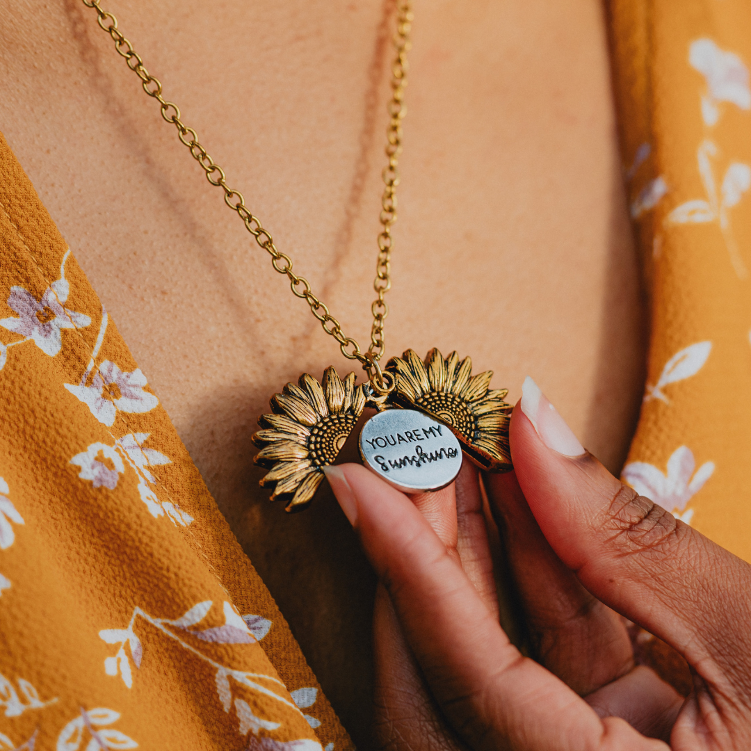 Radiant Sunflower Pendant