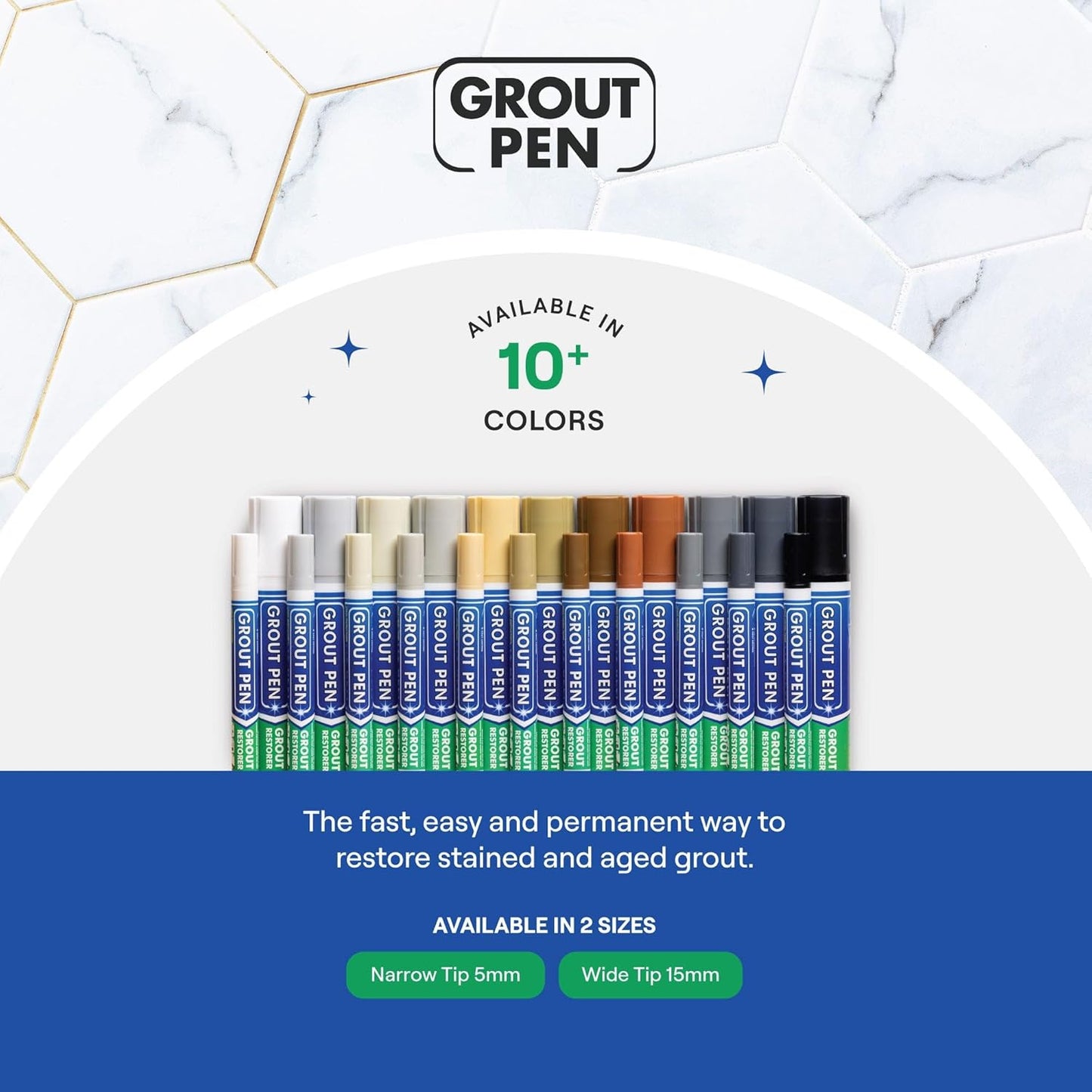 Grout Renew Pen Pro White