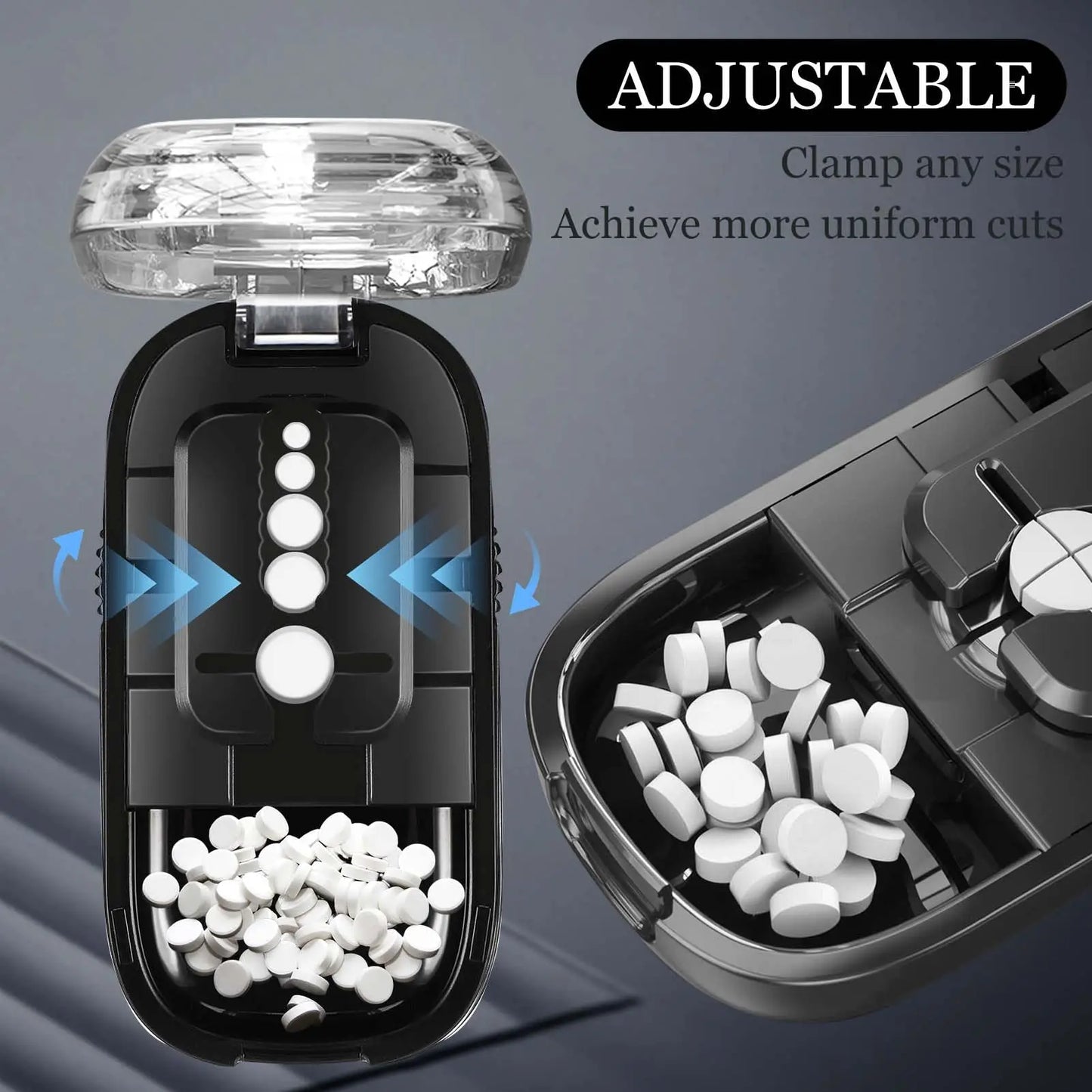 Portable Pill Cutter Box