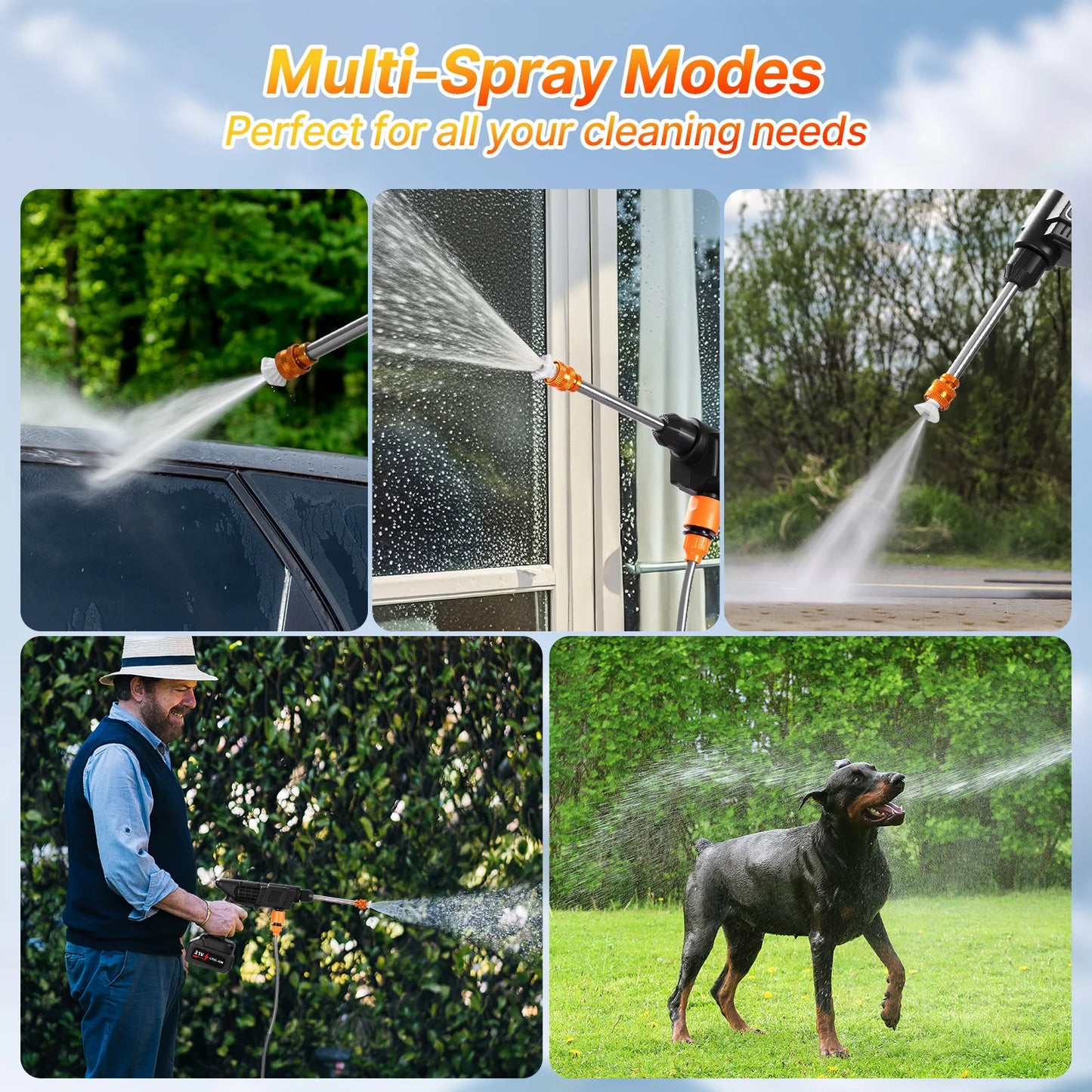 SparkClean Cordless Washer