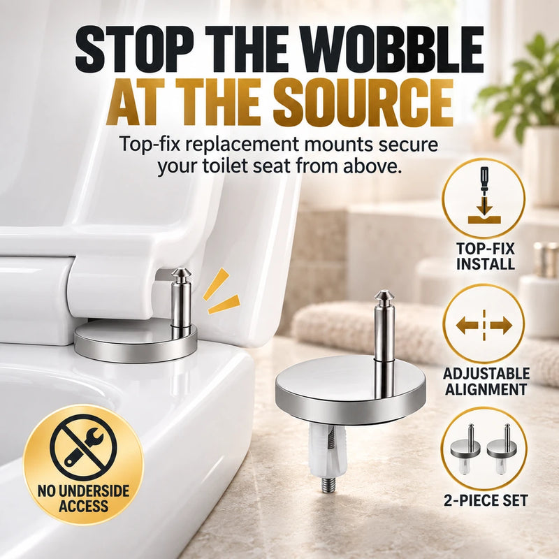 Top-Fix Toilet Seat Hinge Bolts