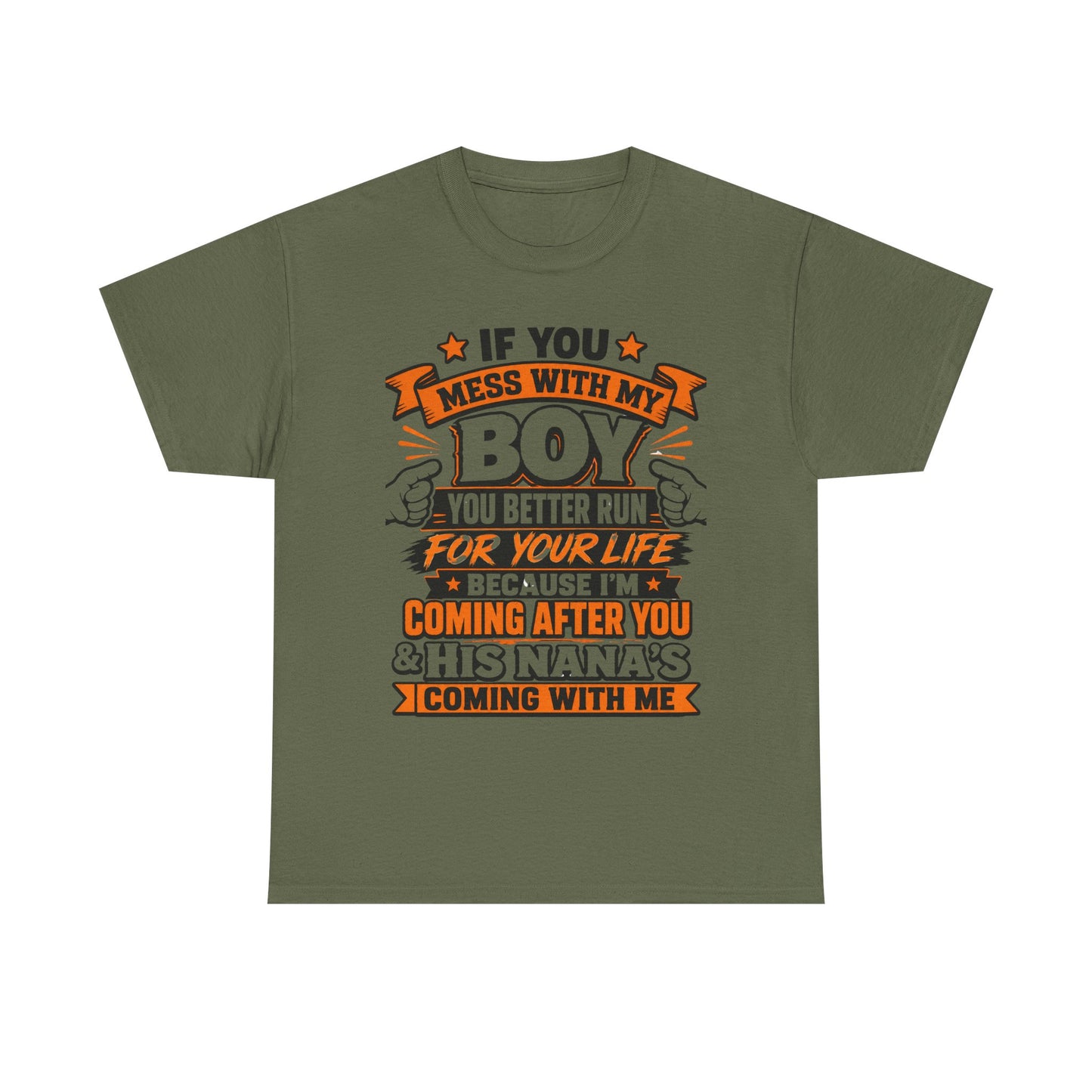 Mess With My Boy T-Shirt | Protective Mom Dad Shirt, Funny Graphic Tee