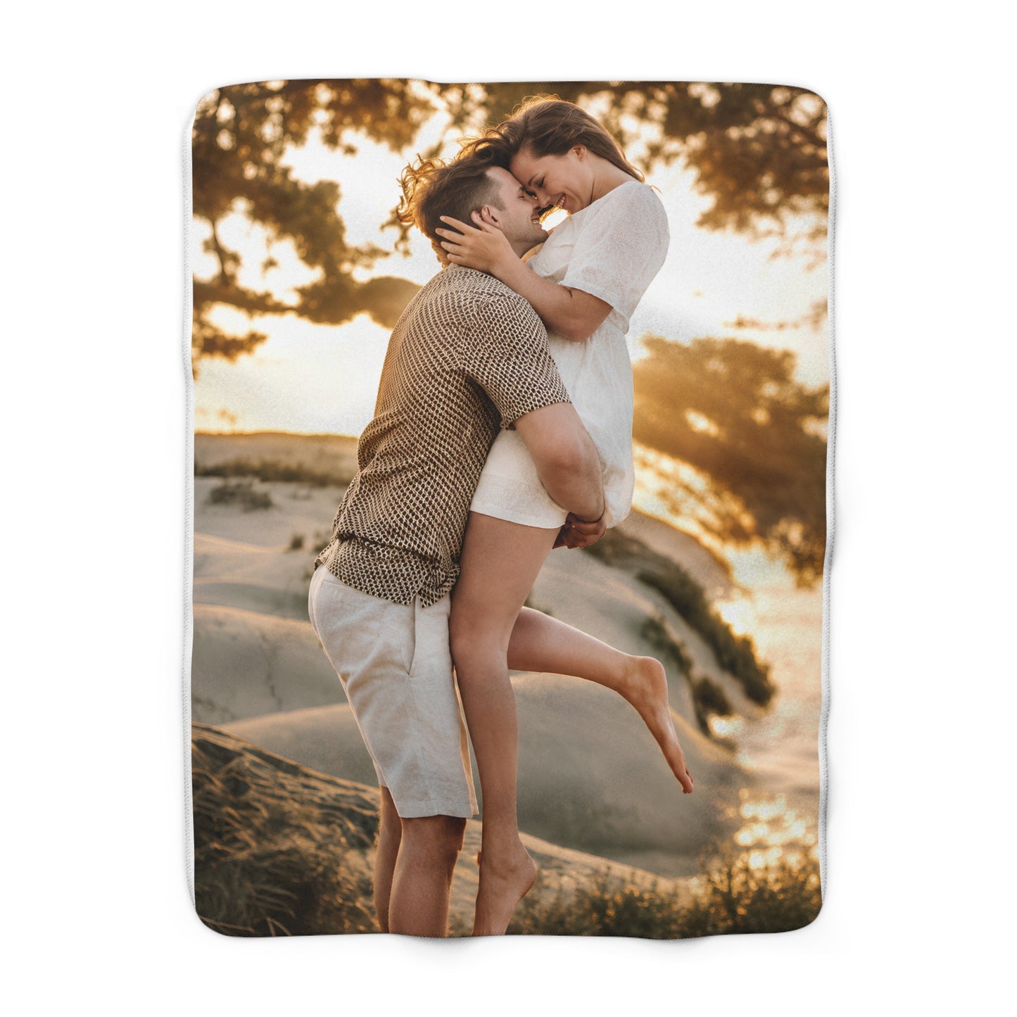 Hold This Moment Forever — Personalized Photo Sherpa Blanket