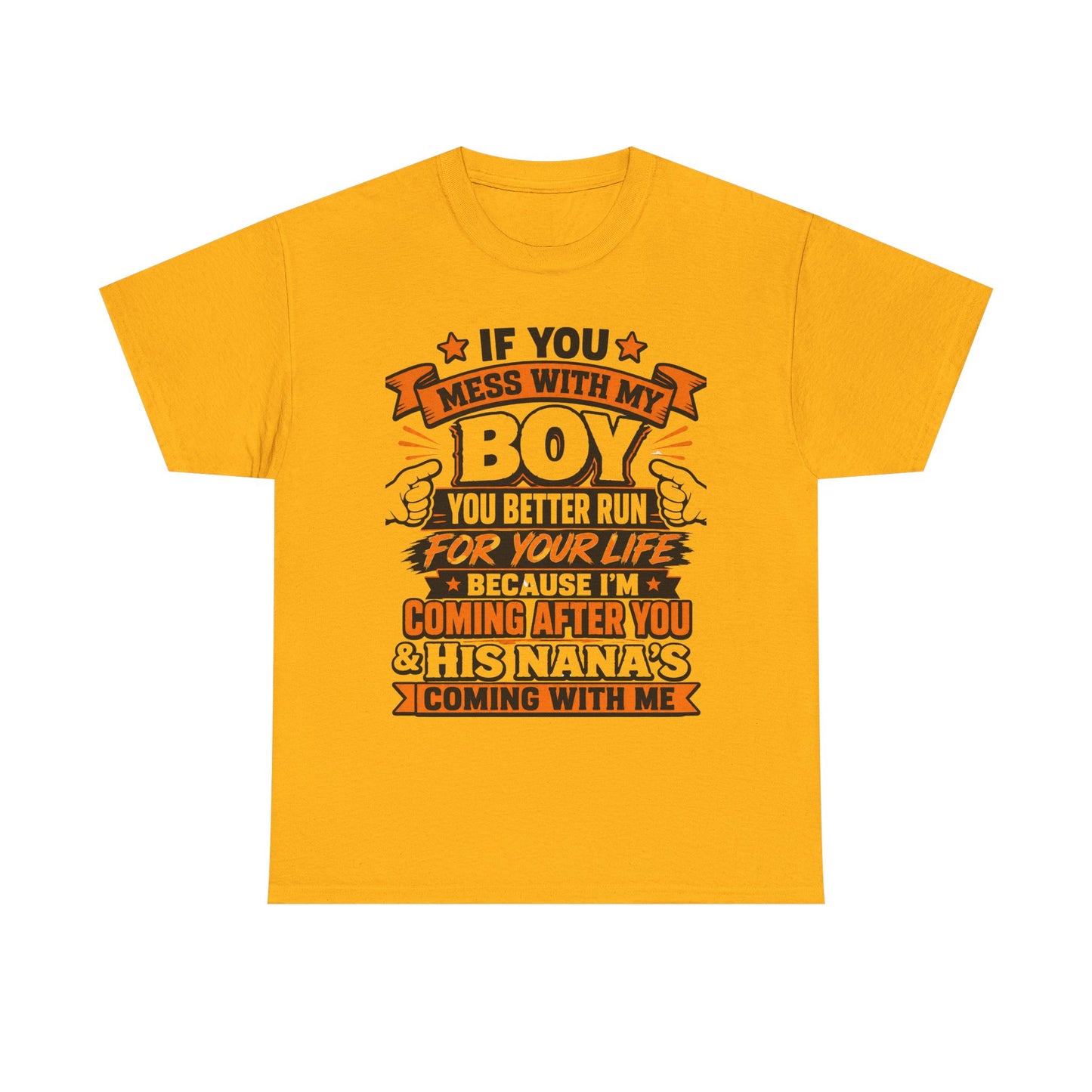 Mess With My Boy T-Shirt | Protective Mom Dad Shirt, Funny Graphic Tee