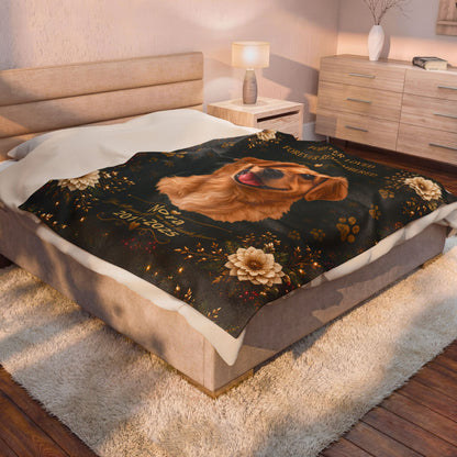Forever Loved, Forever Remembered™ — Personalized Pet Memorial Blanket