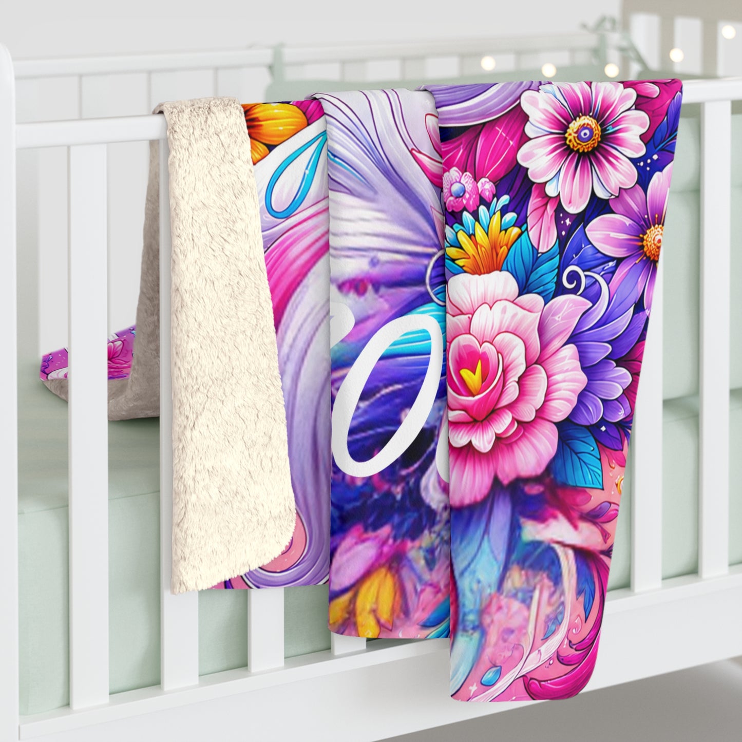 Personalized Unicorn Sherpa Blanket – A Magical Gift Made Just for Her