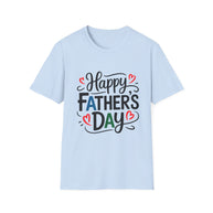 Camiseta ligera del Día del Padre con texto manuscrito