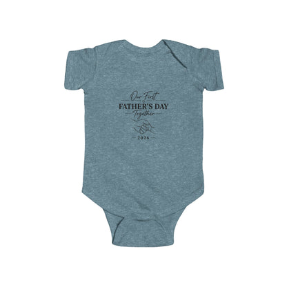 Custom Baby's Father's Day Matching Bodysuit