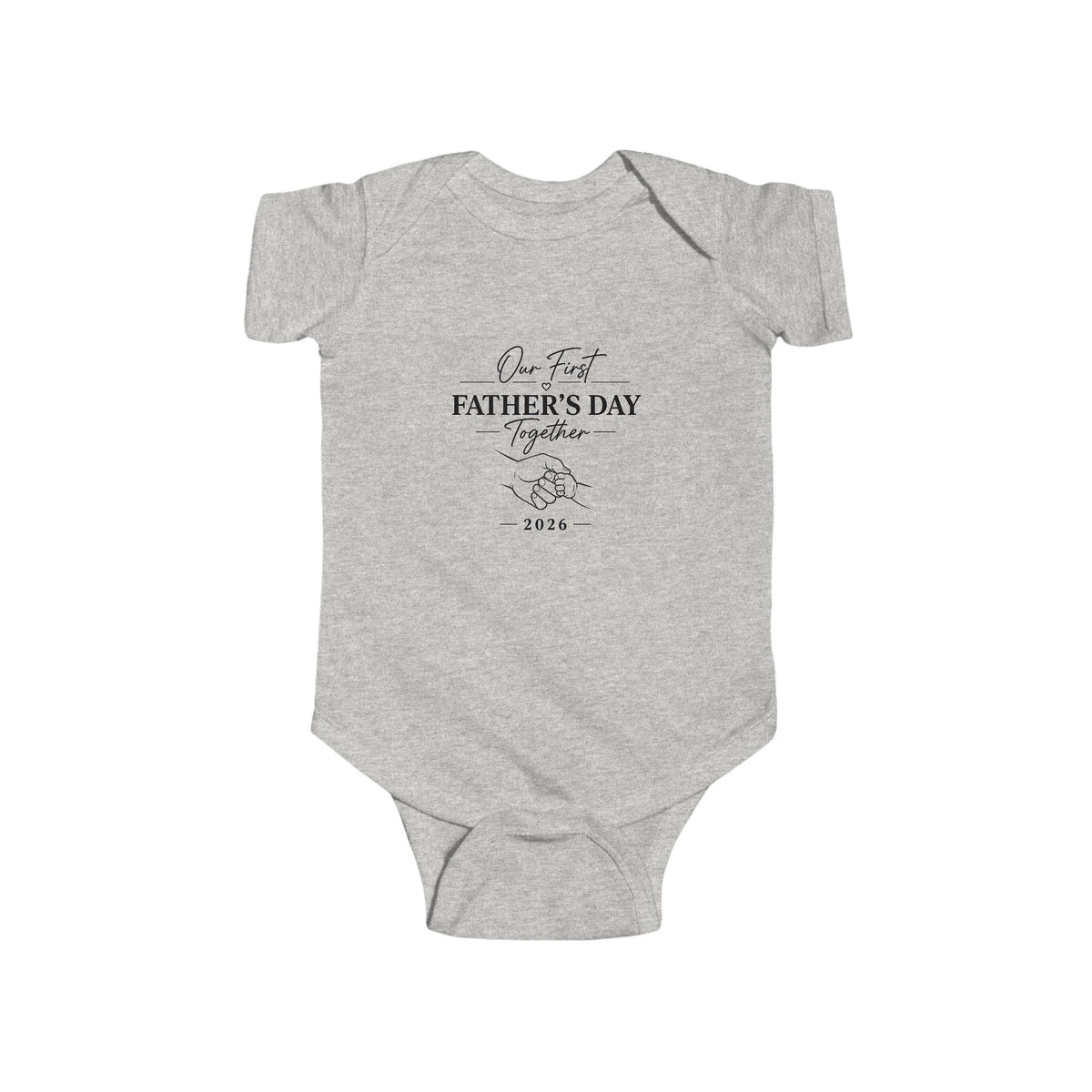 Custom Baby's Father's Day Matching Bodysuit