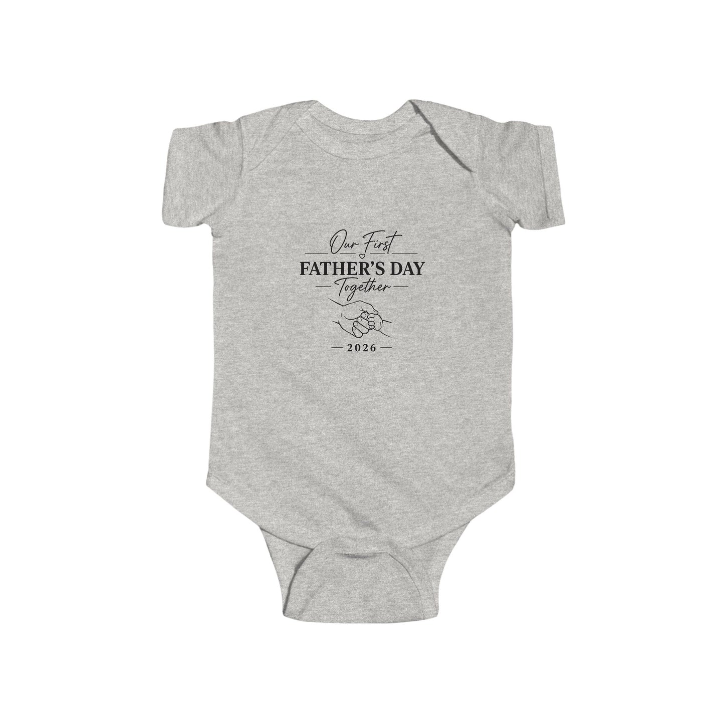 Custom Baby's Father's Day Matching Bodysuit