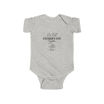 Custom Baby's Father's Day Matching Bodysuit