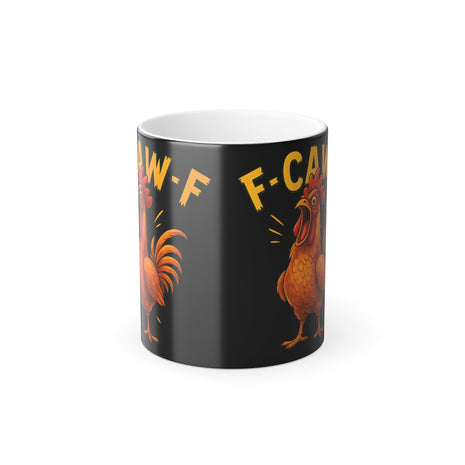 Funny Color Morphing Mug - Cluckin' Funny Gift for Chicken Lovers, Coffee Cup, Unique Kitchen Decor, Gag Gift, Gift for Him/Her