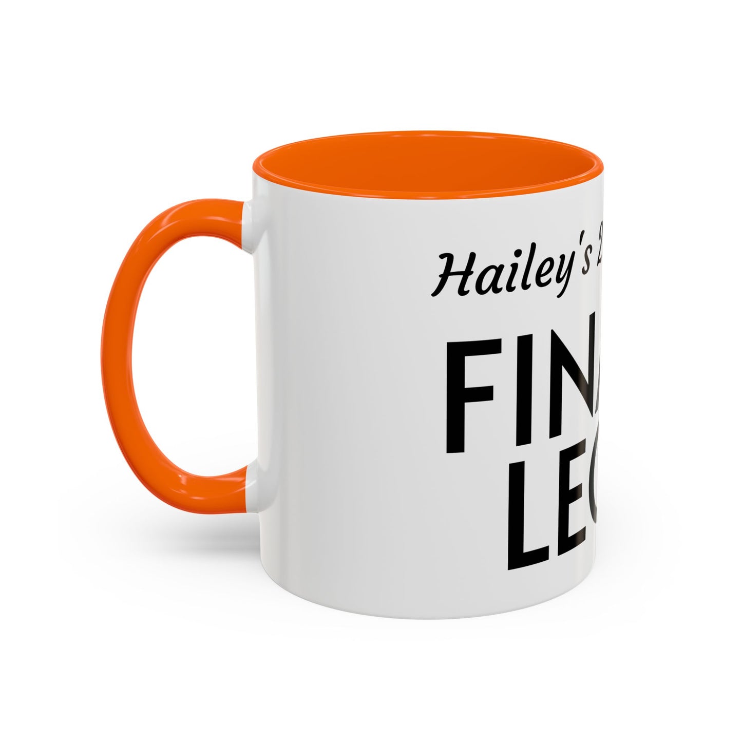 21st Birthday Accent Coffee Mug - Finally Legal Gift, Fun Mug for Celebrations, Unique Party Favor, Birthday Keepsake, Black Handle