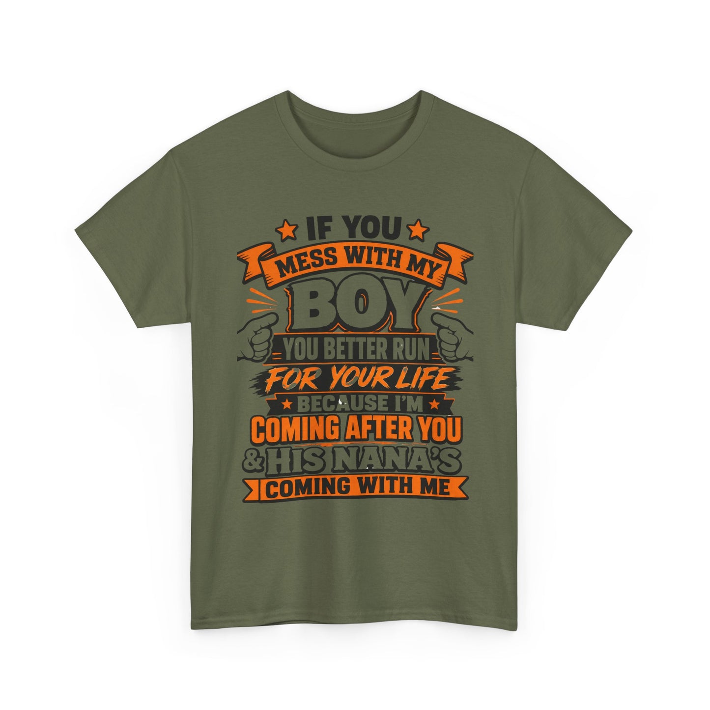 Mess With My Boy T-Shirt | Protective Mom Dad Shirt, Funny Graphic Tee