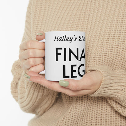 Celebratory 21st Birthday Mug - Finally Legal, Funny Gift for Birthdays, Custom Ceramic Coffee Cup, Unique Party Favors, Milestone [...]