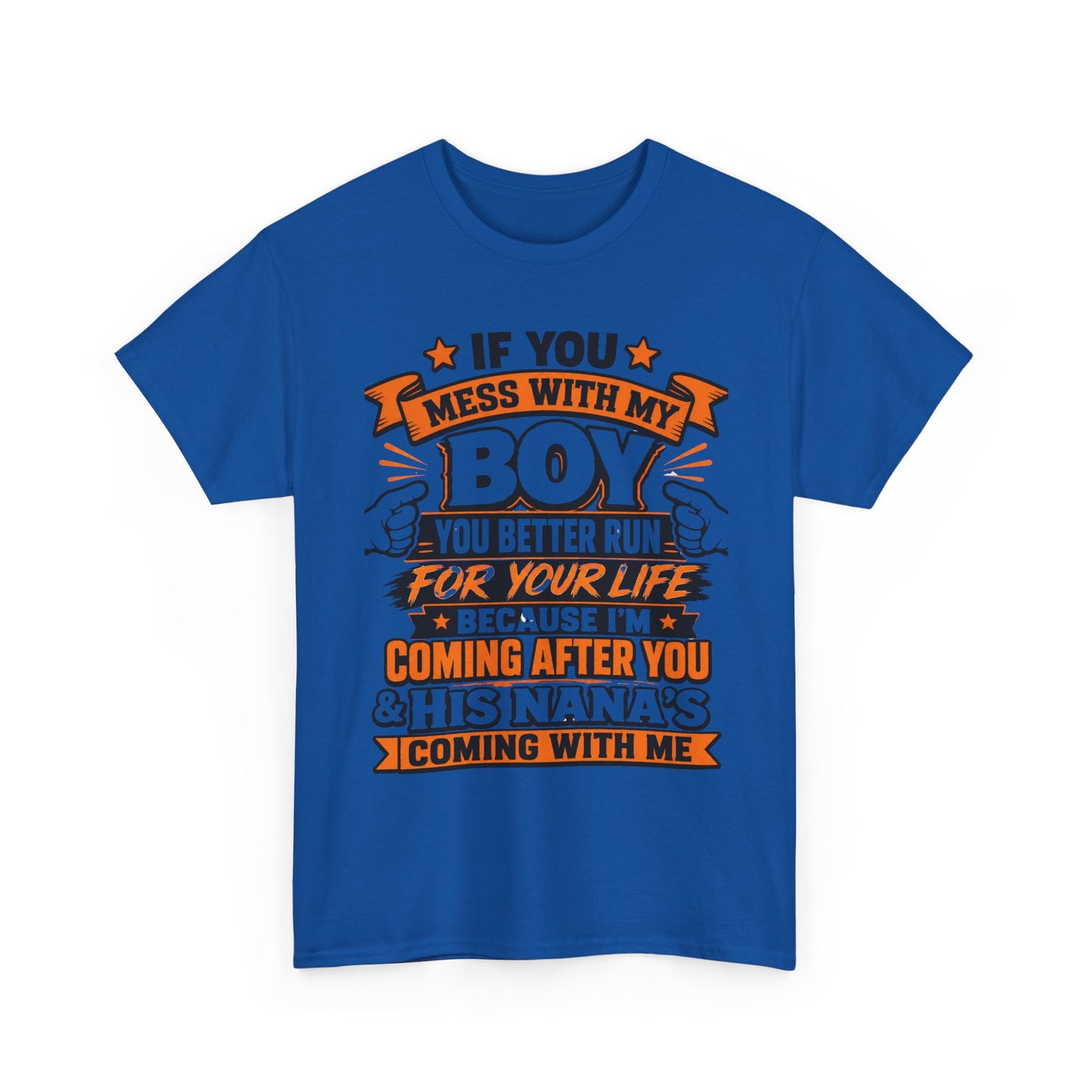 Mess With My Boy T-Shirt | Protective Mom Dad Shirt, Funny Graphic Tee