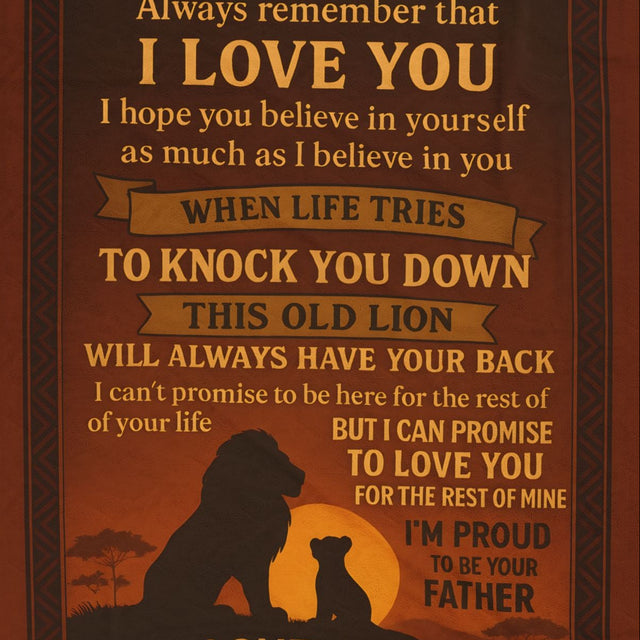 Daughter Love Keepsake Blanket
