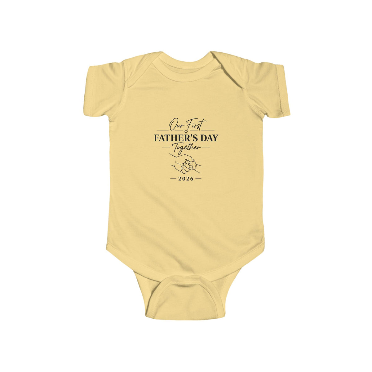 Custom Baby's Father's Day Matching Bodysuit