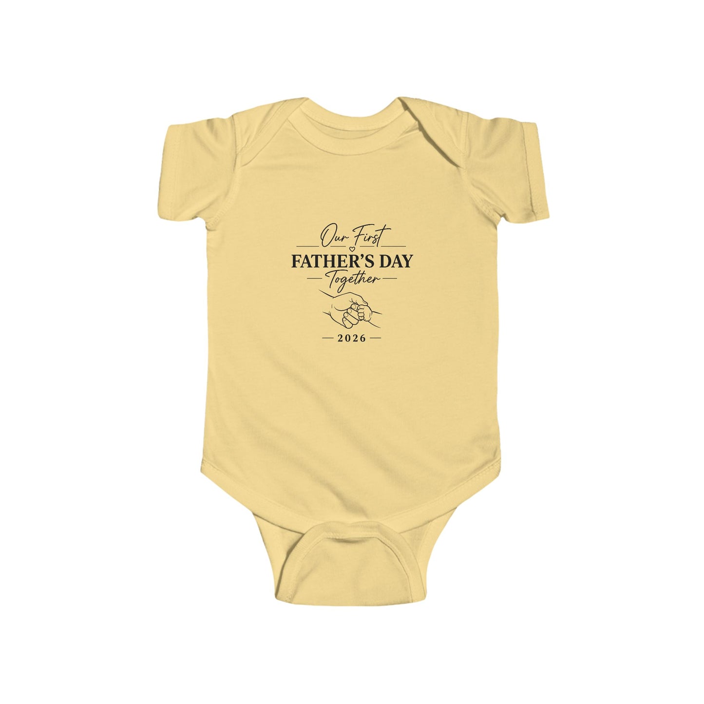 Custom Baby's Father's Day Matching Bodysuit