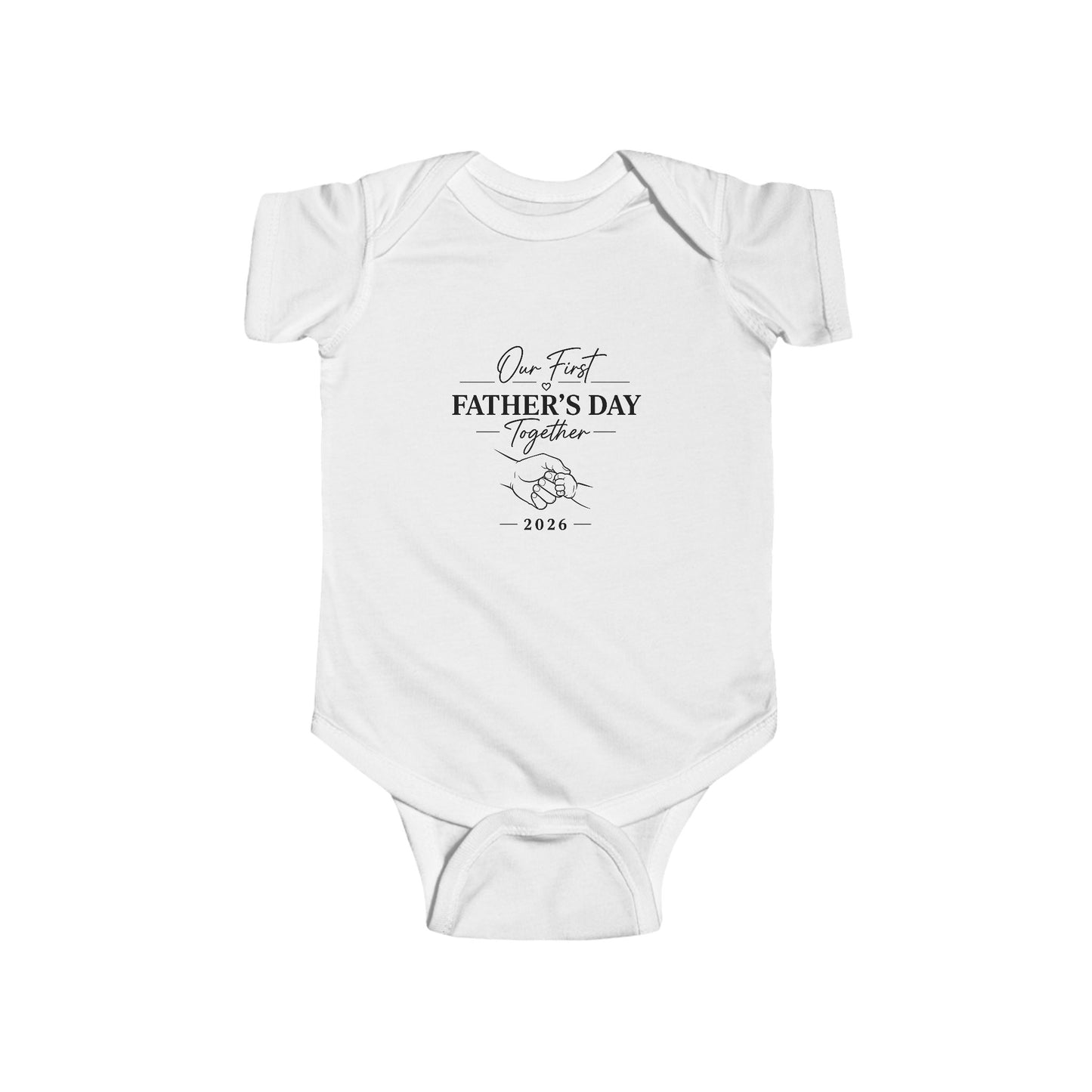 Custom Baby's Father's Day Matching Bodysuit