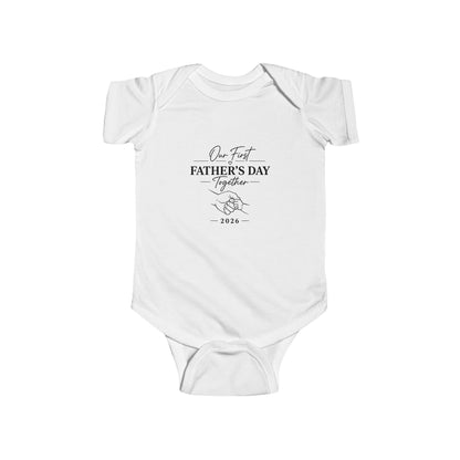 Custom Baby's Father's Day Matching Bodysuit