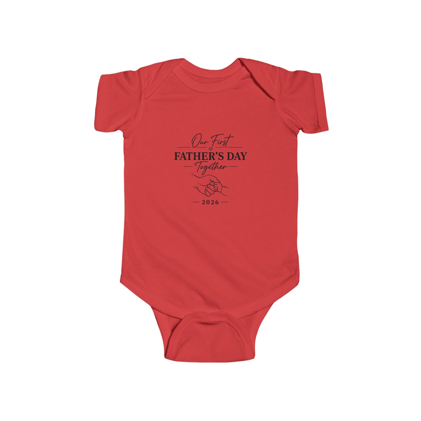 Custom Baby's Father's Day Matching Bodysuit