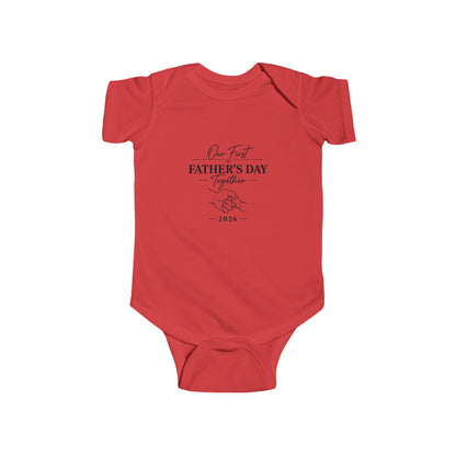 Custom Baby's Father's Day Matching Bodysuit