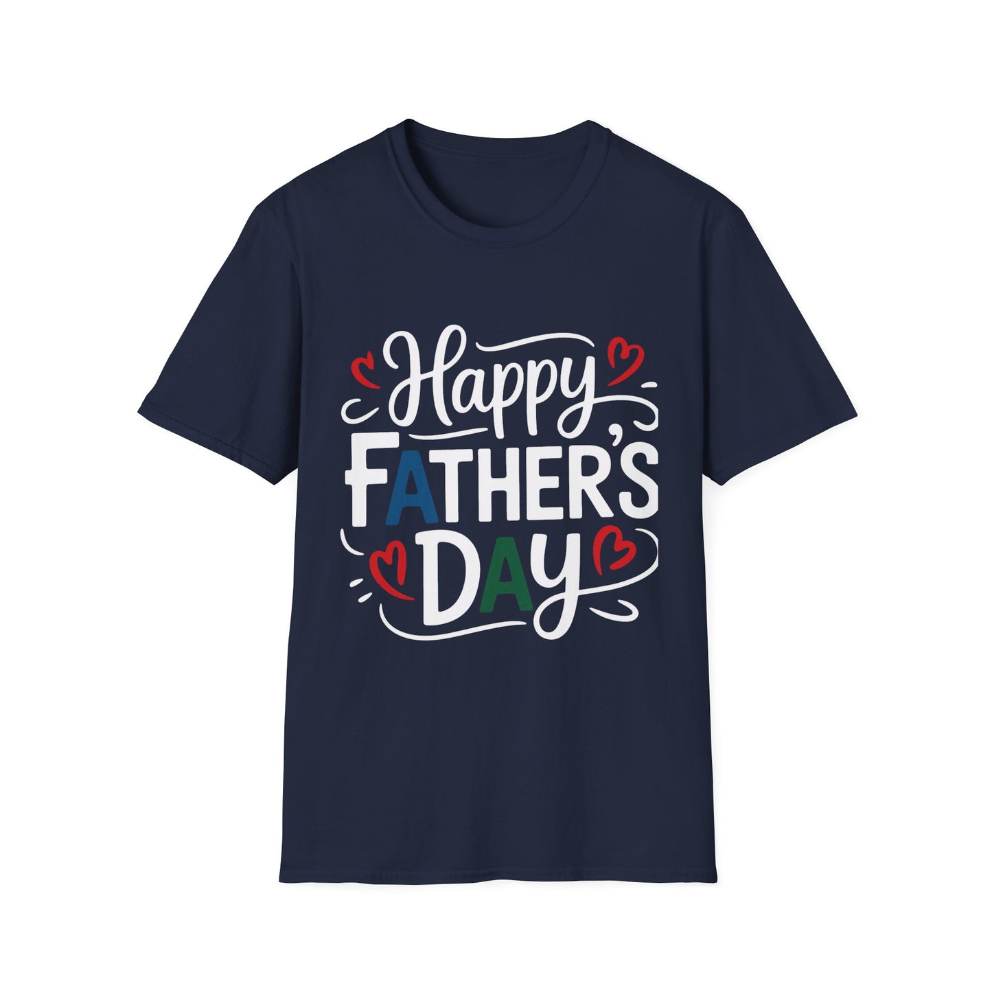 Happy Father's Day colorful lettering T-Shirt | Father's Day shirt