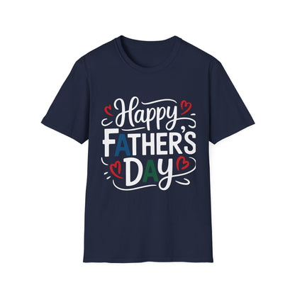 Happy Father's Day colorful lettering T-Shirt | Father's Day shirt