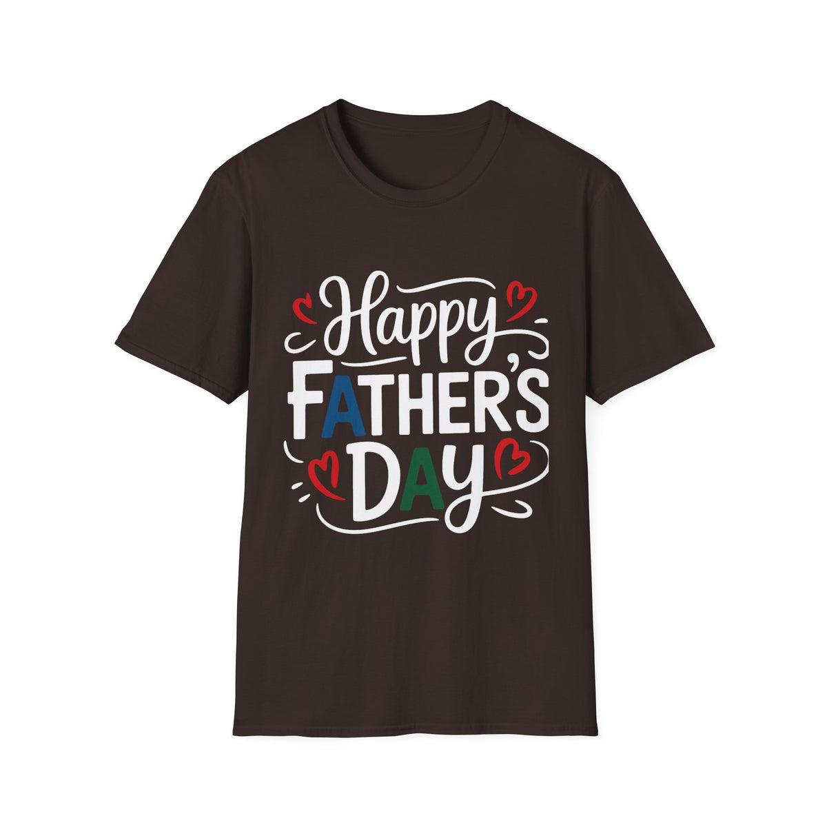 Happy Father's Day colorful lettering T-Shirt | Father's Day shirt