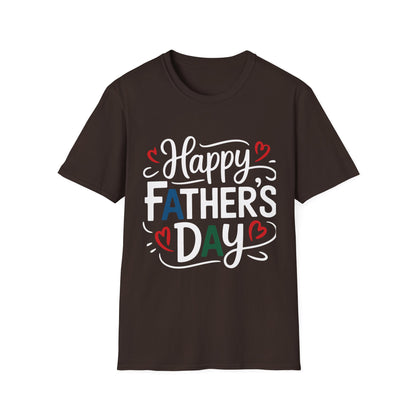 Happy Father's Day colorful lettering T-Shirt | Father's Day shirt