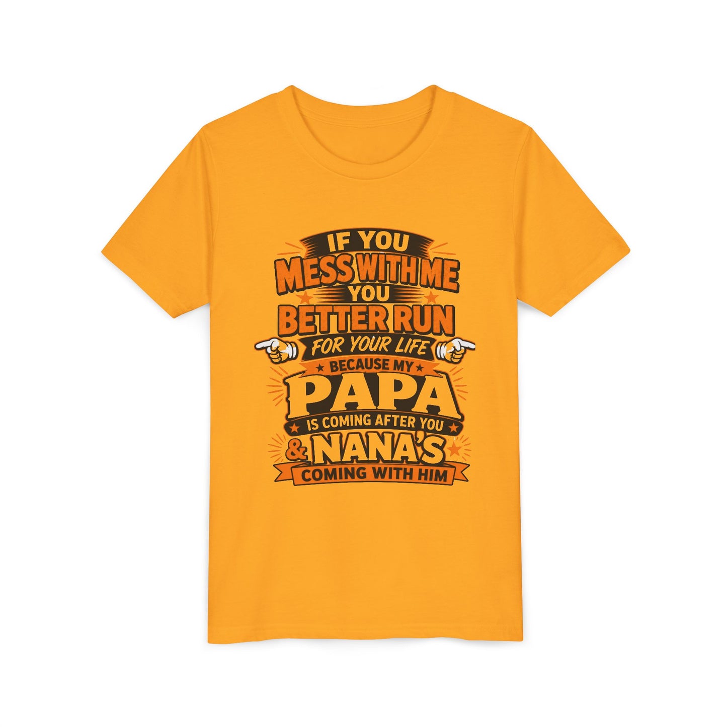 Mess With Me? Run For Your Life Youth Tee | Funny Shirt