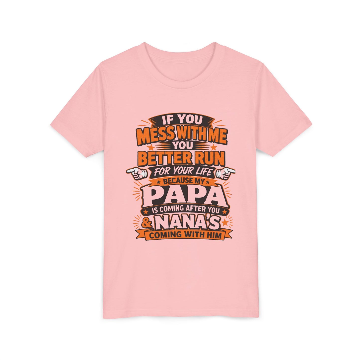 Mess With Me? Run For Your Life Youth Tee | Funny Shirt
