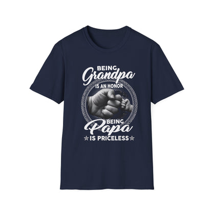 Being Grandpa Is An Honor — Being Papa Is Priceless T-Shirt